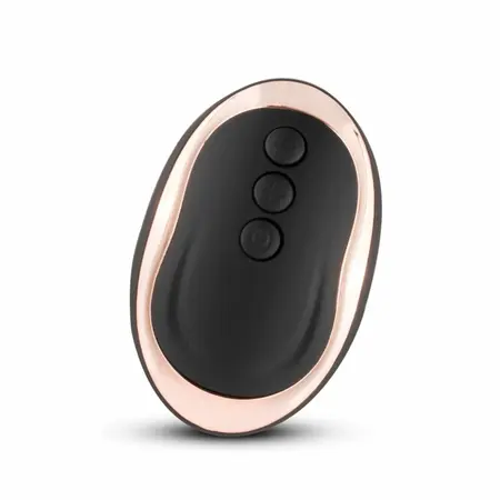 Teazers Ribbed Vibrating Egg Black Wireless Remote 10 Modes
