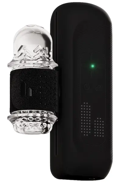 Handy 2 Pro безжичен автоматичен мастурбатор с ръкав TrueGrip, черен