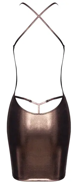 Cottelli PARTY Mini Dress and String XL Rose Gold Shimmer Chains