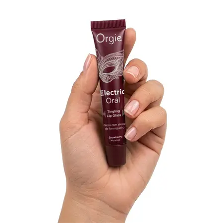 Electric Oral Tingling Lip Gloss Strawberry 10ml - Plant Extract Formula