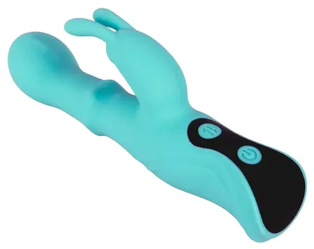 beau coeur Oriven Rabbit Vibra Dual Action Silicone Intimate Device 17.8cm