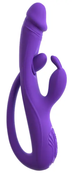 Sweet Smile Rabbit Vibe G-Spot/Ana - Triple Motor Silicone System 23cm