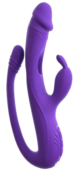 Sweet Smile Rabbit Vibe G-Spot/Ana - Triple Motor Silicone System 23cm