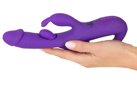 Sweet Smile Rabbit Vibe G-Spot/Ana - Triple Motor Silicone System 23cm