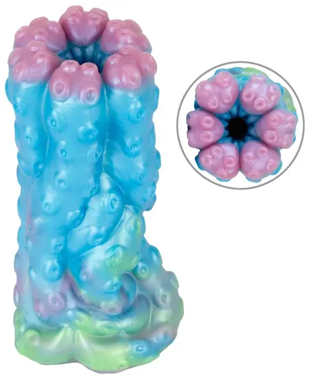 Beasty Cocks Cecaelia Intimate Machine Liquid Silicone 16.2cm Blue