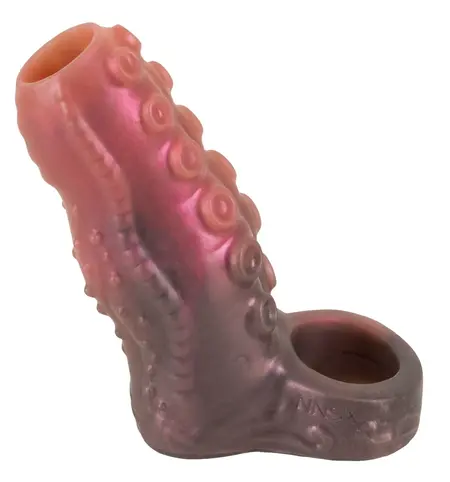 Beasty Cocks Tentacle Sleeve Liquid Silicone, Metallic, 12cm, Flexible Fit