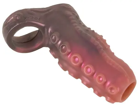 Beasty Cocks Tentacle Sleeve Liquid Silicone, Metallic, 12cm, Flexible Fit