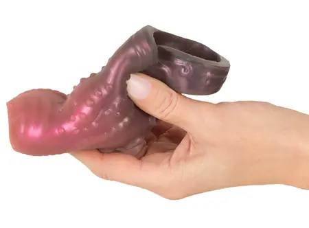 Beasty Cocks Tentacle Sleeve Liquid Silicone, Metallic, 12cm, Flexible Fit