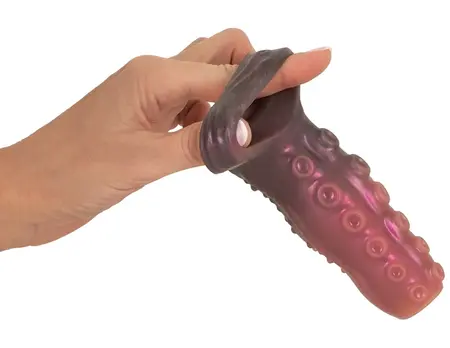 Beasty Cocks Tentacle Sleeve Liquid Silicone, Metallic, 12cm, Flexible Fit