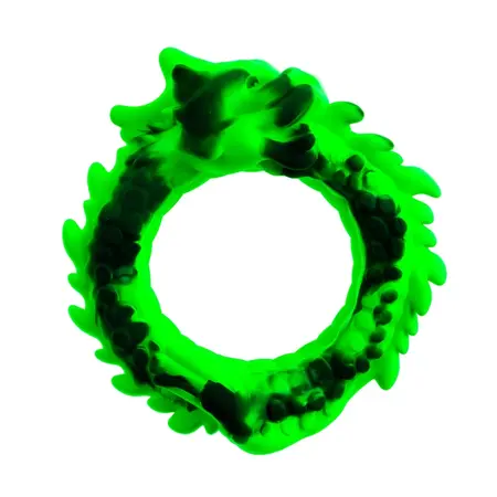 Beasty Cocks Dragon Loop Silicone Anatomical Support Ring 8 cm Black