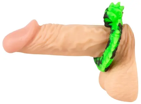 Beasty Cocks Dragon Loop Silicone Anatomical Support Ring 8 cm Black