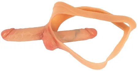You2Toys Double Penis Thong Liquid Silicone Adjustable Black 62 cm