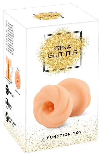 Eigenlabel Grossokunde Gina Glitter 4in1 Multi-Functional Intimate System, Transparent, 7 cm