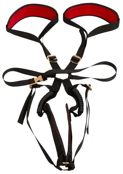 Bad Kitty Body Swing Adjustable Harness with Red Padding, 120kg Max Load
