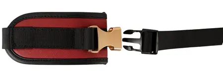 Bad Kitty Neck to Wrist Bondage Set Black/Red Adjustable with Blindfold