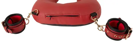 Bad Kitty Neck-Cushion-Thigh System Red & Black Adjustable Set