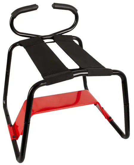 The Banger Ultimate Intimate Stool with Silicone Accessory, Black