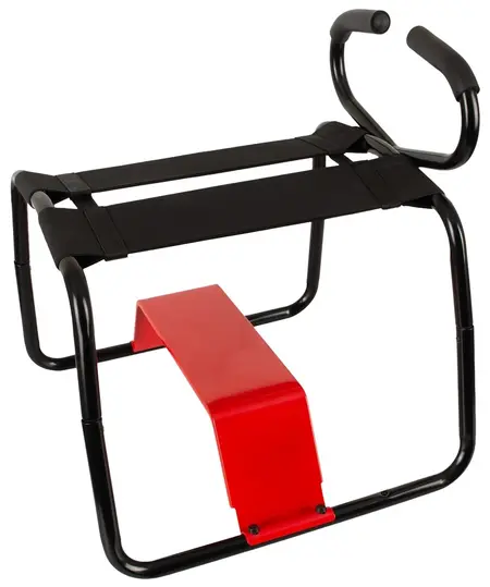 The Banger Ultimate Intimate Stool with Silicone Accessory, Black