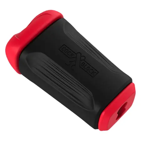CockBlock FROT Massager Double Tunnel Intimate Machine 20cm Black/Red