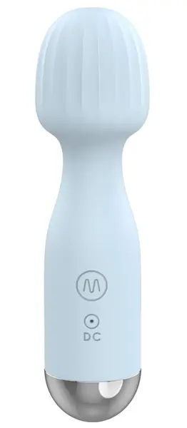 beau coeur Vanyor Mini Wand Massager Compact Silicone 15.4cm Pink