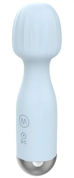 beau coeur Vanyor Mini Wand Massager Compact Silicone 15.4cm Pink