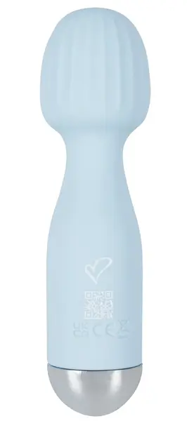 beau coeur Vanyor Mini Wand Massager Compact Silicone 15.4cm Pink