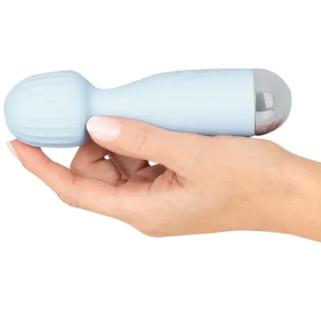 beau coeur Vanyor Mini Wand Massager Compact Silicone 15.4cm Pink