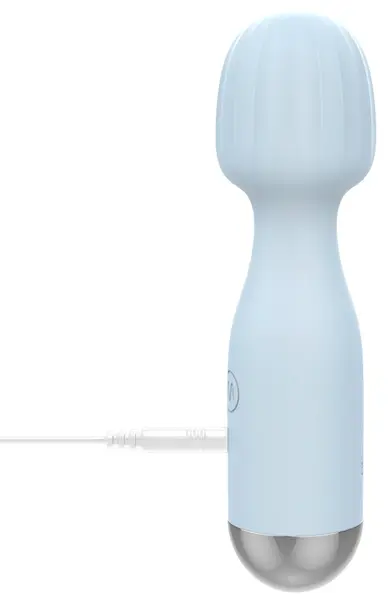 beau coeur Vanyor Mini Wand Massager Compact Silicone 15.4cm Pink
