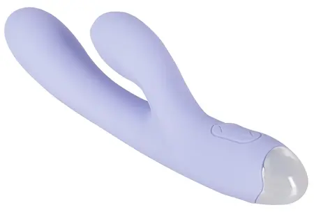 beau coeur Rivano Curved Rabbit Vibrator, Dual Motor, Soft Silicone, 20.4cm