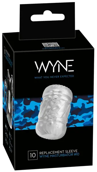 WYNE Sleeve for No. 10 - Replacement Soft TPE Insert, Neutral, 11.5 cm