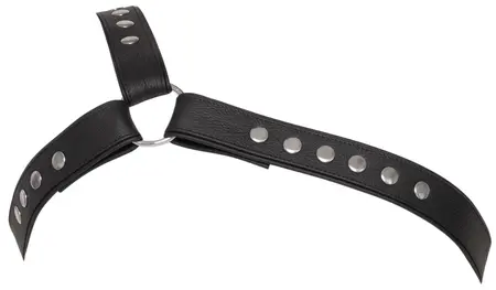 ZADO Men's Leather Harness S-L Adjustable Black Chest Accessory