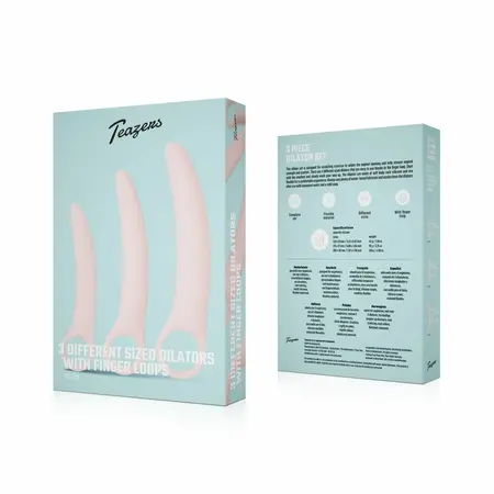 Teazers Dilator Set 3 Pieces Pink - Progressive Silicone System