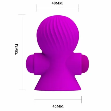 Pretty Love Nipple Stimulators 12M Lilac USB Rechargeable Silicone