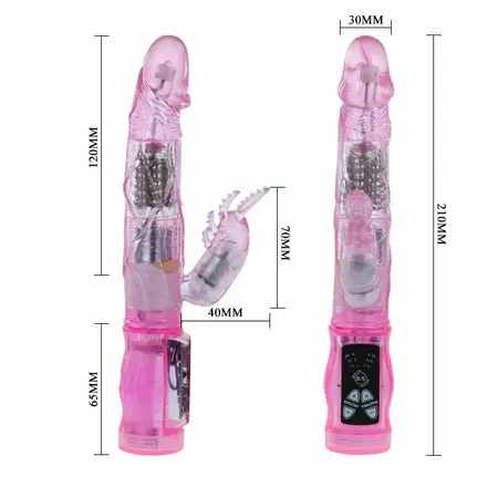 BAILE Mini Rabbit Intimate Lover Lilac - Multi-Function Waterproof Device
