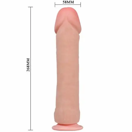 BAILE The Big Natural Model 26cm Intimate Machine with Suction Base
