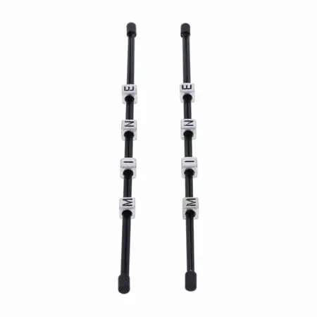 Sportsheets Edge Adjustable Pinching Rods Black - Precision Control System