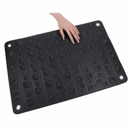 Sportsheets Edge Punishment Mat Black - Adjustable Pressure Foam System