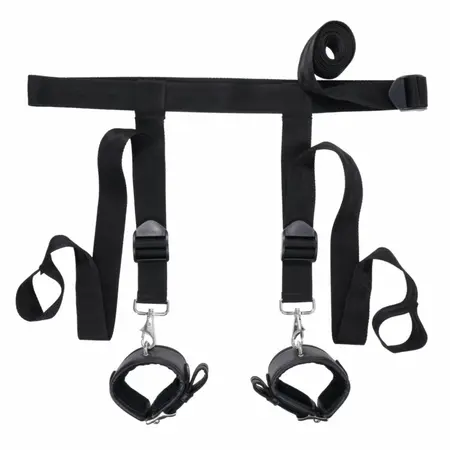 Sportsheets Edge Door Restraints Black - Adjustable Door Anchor System