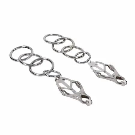 Sportsheets Edge Clover Clamp Set Black - Adjustable Pressure System