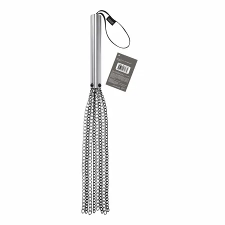 Sportsheets Edge Chain Flogger Black - Heavy-Duty Metal Impact Tool