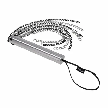 Sportsheets Edge Chain Flogger Black - Heavy-Duty Metal Impact Tool