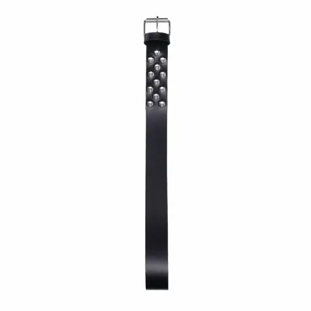 Sportsheets Edge Leather Belt Spanker Black - Premium Cowhide Impact Tool