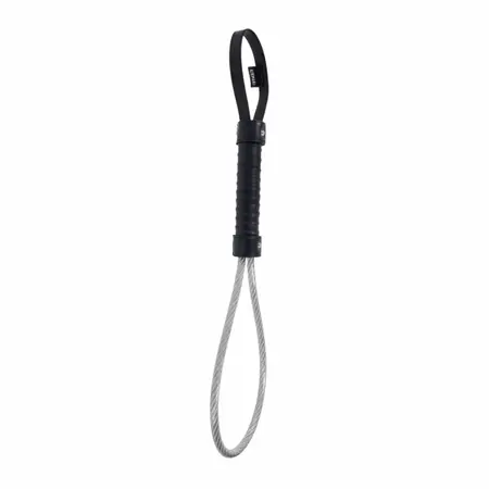 Sportsheets Edge Metal Loop Spanker Black - Precision Impact Tool