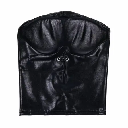 Sportsheets Edge Black Out Hood Black - Sensory Deprivation Mask