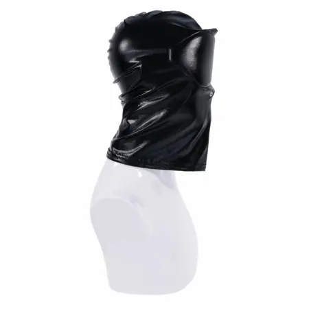 Sportsheets Edge Black Out Hood Black - Sensory Deprivation Mask
