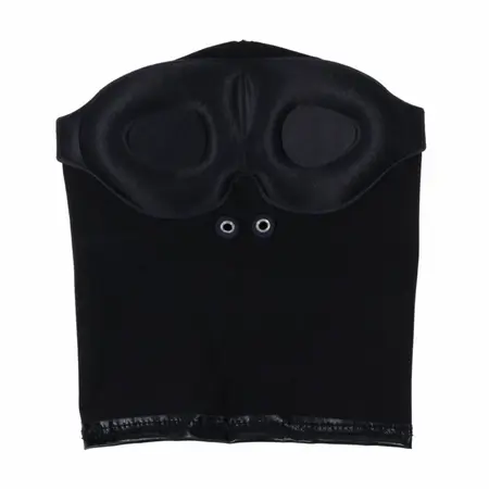 Sportsheets Edge Black Out Hood Black - Sensory Deprivation Mask