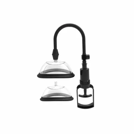 Bedroom Fantasies Vagina Pump 2 Cups - Adjustable Vacuum System Set