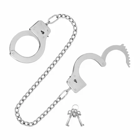 Bedroom Fantasies Metal Handcuffs Silver - Durable Classic Accessory