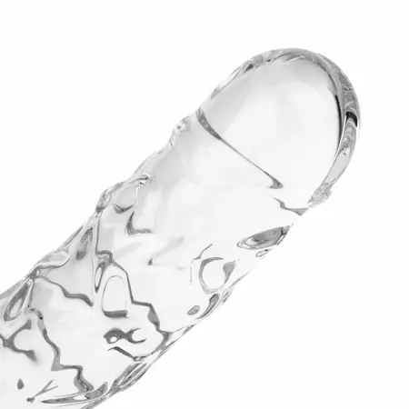 Gildo No. 34 Textured Glass Model 19cm - Ribbed & Studded Design