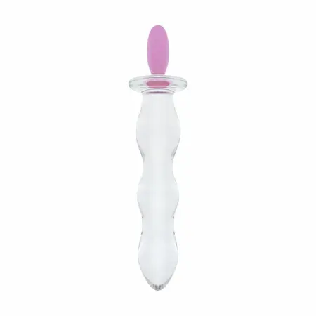 Gildo No. 37 Glass Intimate Device Heart Shape 18 cm Transparent